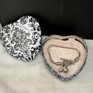 Brighton Golf Charm Bracelet Silver Tone 6.5"